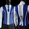 Mens Vintage Medieval Corset Slimming Waistcoat And Tummy Control Shaping Vest 12