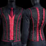 Mens Vintage Medieval Corset Slimming Waistcoat And Tummy Control Shaping Vest 21