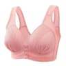 Gather Breathable Comfortable Breastfree Underwire Middleaged Mom Bra 6
