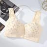 Front Closure Cotton Bra For Women Breathable Soft Wire Free Thin Cup Bralette 8