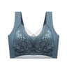 Womens Lace Plus Size Seamless Comfort Bra  AntiSagging  Breathable Ice Silk 11