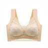 Womens Lace Plus Size Seamless Comfort Bra  AntiSagging  Breathable Ice Silk 7