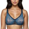 Womens Lace Embroidery Underwire Bra  Sexy Hollow Out Lingerie Tops 8