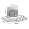 Stainless Steel Wall Mounted Soap Holder Self Adhesive Sponge Dish 6