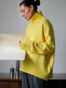 Autumn Oversized HighCollar Knitted Sweater  Vintage Soft Pullover For Winter Warmth 7