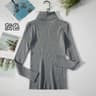2026 Simple Womens Turtleneck Sweater  Winter Fashion Elastic Knit Pullover  Casual Solid Jumper 10