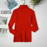 2026 Simple Womens Turtleneck Sweater  Winter Fashion Elastic Knit Pullover  Casual Solid Jumper 14