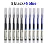10Piece Professional 05mm NeedleTip Gel Pen Set  Straight Liquid Ink For Office And School 9