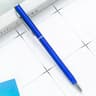 New Slim Rose Gold Metal Ballpoint Pens  Custom Engraved Logo  Executive Advertising Gift Set 7