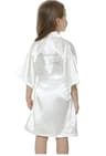 Fashion Kid Flower Girl Satin Robe  Solid SilkStyle Yukata For Weddings Parties And Elegant Dressin 7