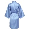 Elegant Solid Satin Night Robe  Professional Half Sleeve VNeck House Robe With Belt 20