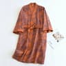 Japanese Style Printed Cotton Kimono  Professional Loose Fitting Bathrobe  Sweat Steaming Pajamas 6