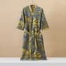 Fashionable Printed Cotton Kimono Robe  Professional Thin SpringSummer Absorbent Home Wear 10