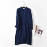 Japanese Cotton Crepe Kimono Robe  Professional Couples Bathrobe  Breathable SpringAutumn Sleepwear 7