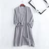 Japanese Cotton Crepe Kimono Robe  Professional Couples Bathrobe  Breathable SpringAutumn Sleepwear 8