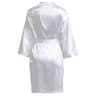 Wedding Party Team Bride Kimono  Professional Plain Satin Bridesmaid Bathrobe  Wedding Pajamas 11