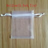 White Drawstring Organza Bags  HighPerformance Jewelry Package  Small Wedding Gift Pouches 7