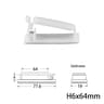 10Piece Charger Cable Organizer  HighPerformance Desktop Tidy Clips  USB Wire Management Holder 14