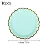 Solid Color Premium Disposable Tableware  HighPerformance Party Supplies For Weddings  Birthdays 12