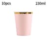 Solid Color Premium Disposable Tableware  HighPerformance Party Supplies For Weddings  Birthdays 14