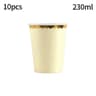 Solid Color Premium Disposable Tableware  HighPerformance Party Supplies For Weddings  Birthdays 16