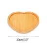 Mini Bamboo Decorative Tray  HighPerformance Creative Coffee Cup Mat  Wood Flower Pot Saucer 7