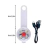 LED Dog Safety Pendant  HighPerformance Rechargeable Night Flashing Puppy Flashlight  Pet Accessory 8