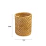 Natural Seaweed Weave Vase  HighPerformance Pastoral Rattan  Bamboo Floral Arrangement Basket 13