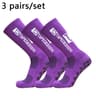 Professional AntiSlip Soccer Grip Socks  HighPerformance 3Pair Set For Outdoor Sports Football  Yog 10