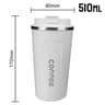 Thermo Cafe Double Stainless Steel Coffee Mug Leak Proof Travel Thermo Cup Car Thermos Mug 11