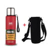 304 Stainless Steel Large Capacity Vacuum Flask Insulated Thermos Bottle With Carry Rope 13