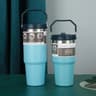 20oz30oz Thermal Water Bottle With Straw Stainless Steel Car Coffee Mug Vacuum Flask Tumbler 6