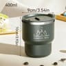 400ML 304 Stainless Steel Double Layer Insulated Water Cup Office Milk Coffee Mug Student Portable  9