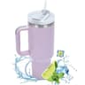 1200ml Insulated Tumbler With Handle Metal Stainless Steel Vacuum Portable Straw Cup Large Thermal  11