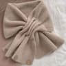 Autumn And Winter Cross Knitted Scarf Korean Edition ColorBlocked Warm Button Neck Cover 11