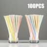 Multicolor Fluorescent Straws  Bendable Drinking Straws For Wedding Decor  Party Supplies 7