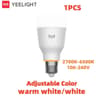 Yeelight Smart LED Bulb W3 E26  Global Version Dimmable WiFi Light With Voice Control 9