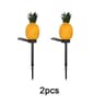 LED Solar Pineapple Yard Lamp  Waterproof Simulation Landscape Stake Light For Garden  Lawn 7