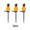 LED Solar Pineapple Yard Lamp  Waterproof Simulation Landscape Stake Light For Garden  Lawn 8