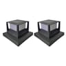 LED Solar Pillar Light  Waterproof Outdoor Column  Fence Post Lamp With DualColor Switching 9