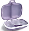 Mini Portable 8Grid Pill Box  Wheat Straw Travel Medicine Organizer  Sealed Tablet Container 10