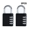 2PCS 4Digit Combination Padlocks  Waterproof Zinc Alloy Security For School  Gym Lockers 7