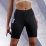 Womens Double Pocket Sports Shorts  High Waist Elastic Slim Fitness Shorts For Gym  Yoga 7