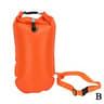 Inflatable Open Water Swimming Buoy Tow Float And Dry Bag With Double Air Bag System 6