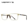 MERRYS DESIGN Mens Titanium Alloy Ultralight Square Optical Frames 14