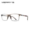 MERRYS DESIGN Mens Titanium Alloy Ultralight Square Optical Frames 16