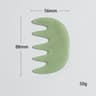 Natural Jade Scalp Comb And Facial Gua Sha Scraping Board 13