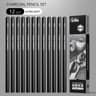 Professional MultiGrade Graphite  Charcoal Sketching Pencil Set 20