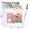 Ohuhu Kaala Professional Art Marker Set  Dual Tip Refillable Alcohol Markers 6