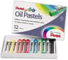 Pentel Arts Professional Oil Pastel Set  Brilliant Assorted Colors PHN Series 8